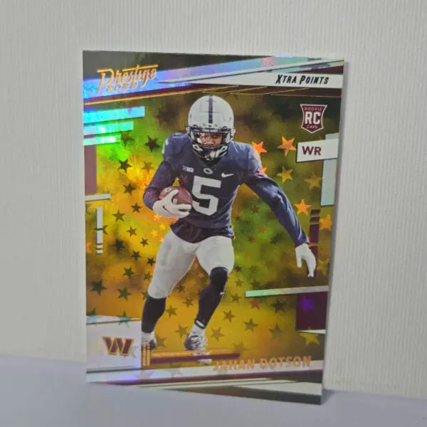 Panini Prestige Football 2022 | #315 Jahan Dotson - Washington Commanders | Xtra Points Astral Rookie Card