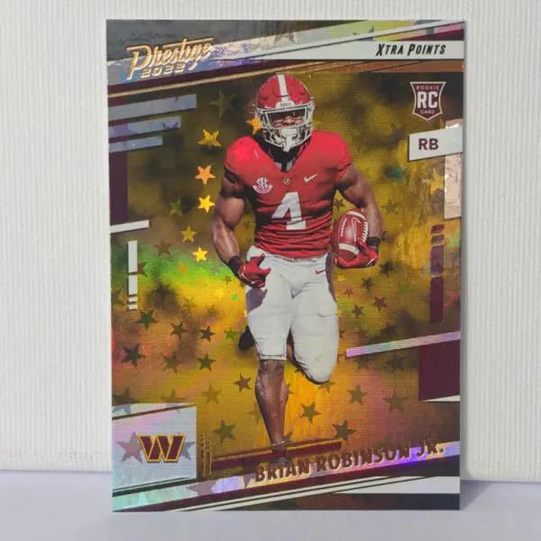 Panini Prestige Football 2022 | #320 Brian Robinson Jr. - Washington Commanders | Xtra Points Astral Rookie Card