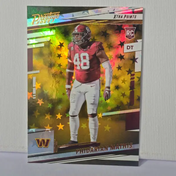 Panini Prestige Football 2022 | #352 Phidarian Mathis - Washington Commanders | Xtra Points Astral Rookie Card