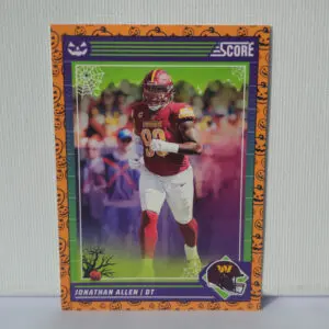 Panini Score-A-Treat Football 2024 | #280 Jonathan Allen - Washington Commanders | Orange Pumpkins