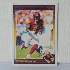 Panini Score Football 2024 | #283 Brian Robinson Jr. - Washington Commanders