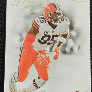 Carte à collectionner Panini Prestige Football 2023 | #75 Myles Garrett | Cleveland Browns | Game Over Trading Cards | Site de vente en ligne de cartes à collectionner NFL & football américain. Trading cards Panini - Topps - Donruss