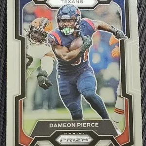 Carte à collectionner Panini Prizm Football 2023 | #116 Dameon Pierce | Houston Texans | Game Over Trading Cards | Site de vente en ligne de cartes à collectionner NFL & football américain. Trading cards Panini - Topps - Donruss