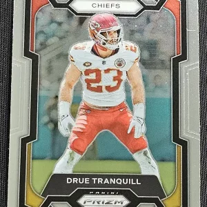 Carte à collectionner Panini Prizm Football 2023 | #156 Drue Tranquill | Kansas City Chiefs | Game Over Trading Cards | Site de vente en ligne de cartes à collectionner NFL & football américain. Trading cards Panini - Topps - Donruss