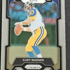 Carte à collectionner Panini Prizm Football 2023 | #166 Kurt Warner | St. Louis Rams | Game Over Trading Cards | Site de vente en ligne de cartes à collectionner NFL & football américain. Trading cards Panini - Topps - Donruss