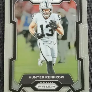 Carte à collectionner Panini Prizm Football 2023 | #175 Hunter Renfrow | Las Vegas Raiders | Game Over Trading Cards | Site de vente en ligne de cartes à collectionner NFL & football américain. Trading cards Panini - Topps - Donruss