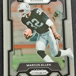 Carte à collectionner Panini Prizm Football 2023 | #179 Marcus Allen | Las Vegas Raiders | Game Over Trading Cards | Site de vente en ligne de cartes à collectionner NFL & football américain. Trading cards Panini - Topps - Donruss