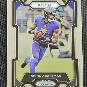Carte à collectionner Panini Prizm Football 2023 | #20 Rashod Bateman | Baltimore Ravens | Game Over Trading Cards | Site de vente en ligne de cartes à collectionner NFL & football américain. Trading cards Panini - Topps - Donruss