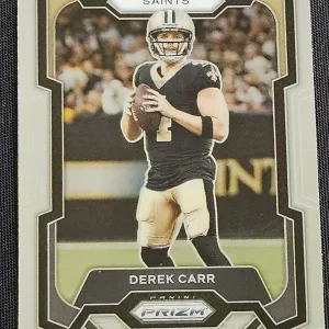 Carte à collectionner Panini Prizm Football 2023 | #213 Derek Carr | New Orleans Saints | Game Over Trading Cards | Site de vente en ligne de cartes à collectionner NFL & football américain. Trading cards Panini - Topps - Donruss