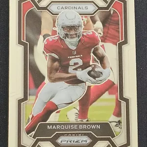 Carte à collectionner Panini Prizm Football 2023 | #4 Marquise Brown | Arizona Cardinals | Game Over Trading Cards | Site de vente en ligne de cartes à collectionner NFL & football américain. Trading cards Panini - Topps - Donruss