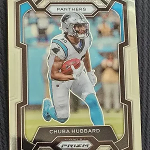 Carte à collectionner Panini Prizm Football 2023 | #40 Chuba Hubbard | Carolina Panthers | Game Over Trading Cards | Site de vente en ligne de cartes à collectionner NFL & football américain. Trading cards Panini - Topps - Donruss