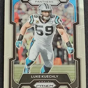 Carte à collectionner Panini Prizm Football 2023 | #43 Luke Kuechly | Carolina Panthers | Game Over Trading Cards | Site de vente en ligne de cartes à collectionner NFL & football américain. Trading cards Panini - Topps - Donruss