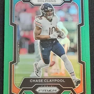Carte à collectionner Panini Prizm Football 2023 | #46 Chase Claypool | Miami Dolphins | Parallel Green Prizm | Game Over Trading Cards | Site de vente en ligne de cartes à collectionner NFL & football américain. Trading cards Panini - Topps - Donruss