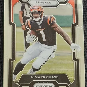 Carte à collectionner Panini Prizm Football 2023 | #56 Ja’Marr Chase | Cincinnati Bengals | Game Over Trading Cards | Site de vente en ligne de cartes à collectionner NFL & football américain. Trading cards Panini - Topps - Donruss