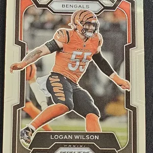 Carte à collectionner Panini Prizm Football 2023 | #60 Logan Wilson | Cincinnati Bengals | Game Over Trading Cards | Site de vente en ligne de cartes à collectionner NFL & football américain. Trading cards Panini - Topps - Donruss