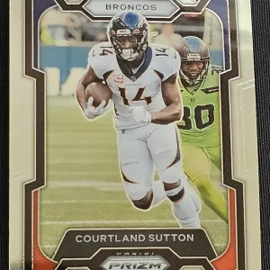 Carte à collectionner Panini Prizm Football 2023 | #85 Courtland Sutton | Denver Broncos | Game Over Trading Cards | Site de vente en ligne de cartes à collectionner NFL & football américain. Trading cards Panini - Topps - Donruss