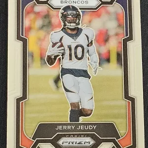Carte à collectionner Panini Prizm Football 2023 | #87 Jerry Jeudy | Denver Broncos | Game Over Trading Cards | Site de vente en ligne de cartes à collectionner NFL & football américain. Trading cards Panini - Topps - Donruss
