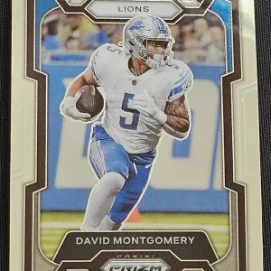 Carte à collectionner Panini Prizm Football 2023 | #97 David Montgomery | Detroit Lions | Game Over Trading Cards | Site de vente en ligne de cartes à collectionner NFL & football américain. Trading cards Panini - Topps - Donruss