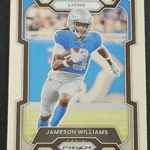 Carte à collectionner Panini Prizm Football 2023 | #99 Jameson Williams | Detroit Lions | Game Over Trading Cards | Site de vente en ligne de cartes à collectionner NFL & football américain. Trading cards Panini - Topps - Donruss