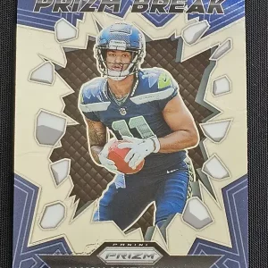 Carte à collectionner Panini Prizm Football 2023 | PB-2 Jaxon Smith-Njigba | Seattle Seahawks | Insert Prizm Break | Carte Rookie | Game Over Trading Cards | Site de vente en ligne de cartes à collectionner NFL & football américain. Trading cards Panini - Topps - Donruss