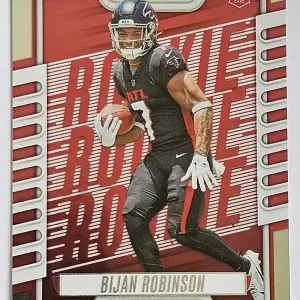 #106 Bijan Robinson | Atlanta Falcons | Carte Rookie Panini Absolute Football 2023 | Game Over Trading Cards | Site de vente en ligne de cartes à collectionner de football américain (NFL). Trading cards Panini - Topps - Donruss