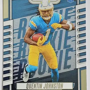 #110 Quentin Johnston | Los Angeles Chargers | Carte Rookie Panini Absolute Football 2023 | Game Over Trading Cards | Site de vente en ligne de cartes à collectionner de football américain (NFL). Trading cards Panini - Topps - Donruss