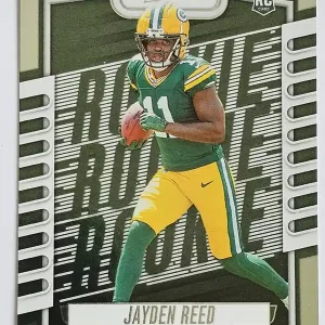 #118 Jayden Reed | Green Bay Packers | Carte Rookie Panini Absolute Football 2023 | Game Over Trading Cards | Site de vente en ligne de cartes à collectionner de football américain (NFL). Trading cards Panini - Topps - Donruss