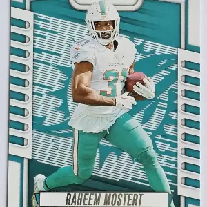 #40 Raheem Mostert | Miami Dolphins Panini Absolute Football 2023 | Game Over Trading Cards | Site de vente en ligne de cartes à collectionner de football américain (NFL). Trading cards Panini - Topps - Donruss