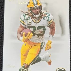 Carte à collectionner Panini Prestige Football 2023 | #106 Aaron Jones | Green Bay Packers | Game Over Trading Cards | Site de vente en ligne de cartes à collectionner NFL & football américain. Trading cards Panini - Topps - Donruss