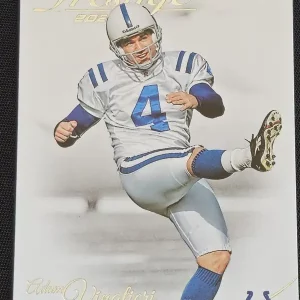 Carte à collectionner Panini Prestige Football 2023 | #124 Adam Vinatieri | Indianapolis Colts | Game Over Trading Cards | Site de vente en ligne de cartes à collectionner NFL & football américain. Trading cards Panini - Topps - Donruss