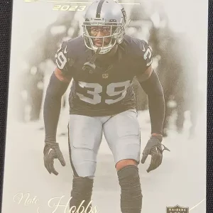 Carte à collectionner Panini Prestige Football 2023 | #158 Nate Hobbs | Las Vegas Raiders | Game Over Trading Cards | Site de vente en ligne de cartes à collectionner NFL & football américain. Trading cards Panini - Topps - Donruss