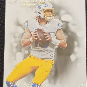 Carte à collectionner Panini Prestige Football 2023 | #163 Justin Herbert | Los Angeles Chargers | Game Over Trading Cards | Site de vente en ligne de cartes à collectionner NFL & football américain. Trading cards Panini - Topps - Donruss