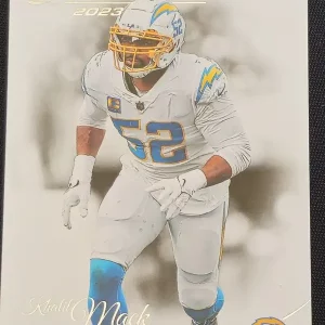 Carte à collectionner Panini Prestige Football 2023 | #165 Khalil Mack | Los Angeles Chargers | Game Over Trading Cards | Site de vente en ligne de cartes à collectionner NFL & football américain. Trading cards Panini - Topps - Donruss