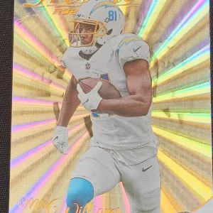 Carte à collectionner Panini Prestige Football 2023 | #166 Mike Williams | Los Angeles Chargers | Parallel Xtra Points Sunburst | Game Over Trading Cards | Site de vente en ligne de cartes à collectionner NFL & football américain. Trading cards Panini - Topps - Donruss