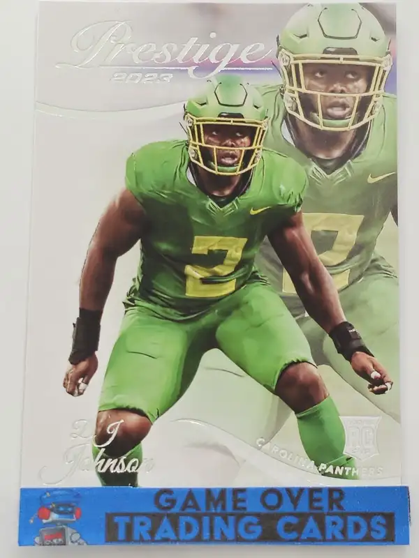 Panini Prestige 2023 | #330 DJ Johnson | Carolina Panthers | Carte Rookie