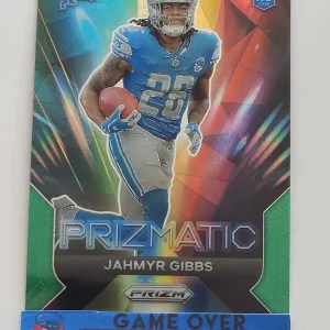Panini Prizm Football 2023 | #20 Jahmyr Gibbs | Detroit Lions | Insert Prizmatic Green Prizm