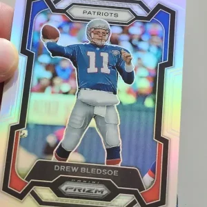 Panini Prizm Football 2023 | #203 Drew Bledsoe | New England Patriots | Parallel Silver Prizm