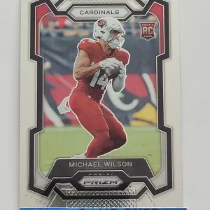 Panini Prizm Football 2023 | #303 Michael Wilson | Arizona Cardinals | Carte Rookie