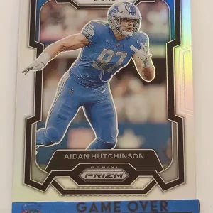 Panini Prizm Football 2023 | #94 Aidan Hutchinson | Detroit Lions | Parallel Silver Prizm