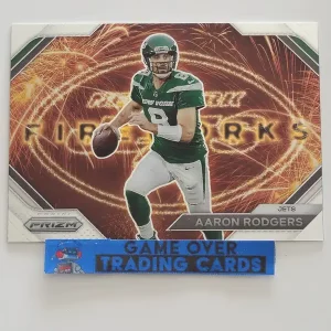 Panini Prizm Football 2023 | F-7 Aaron Rodgers | New York Jets | Insert Fireworks Prizm