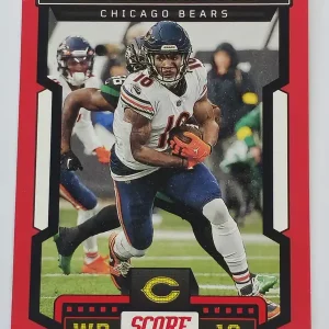 Panini Score Football 2023 | #103 Chase Claypool | Chicago Bears | Parallel Red