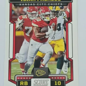 Panini Score Football 2023 | #121 Isiah Pacheco | Kansas City Chiefs