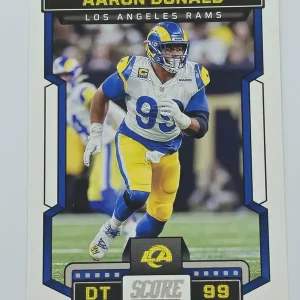 Panini Score Football 2023 | #165 Aaron Donald | Los Angeles Rams