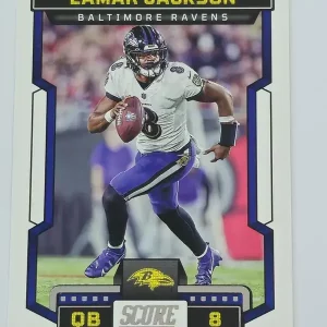Panini Score Football 2023 | #188 Lamar Jackson | Baltimore Ravens