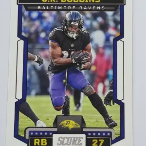 Panini Score Football 2023 | #189 J.K. Dobbins | Baltimore Ravens