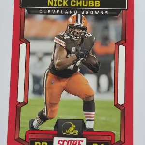 Panini Score Football 2023 | #207 Nick Chubb | Cleveland Browns | Parallel Red