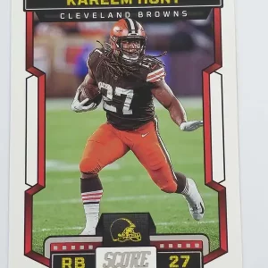 Panini Score Football 2023 | #208 Kareem Hunt | Cleveland Browns