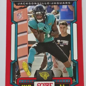 Panini Score Football 2023 | #22 Marvin Jones Jr. - Jacksonville Jaguars | Red