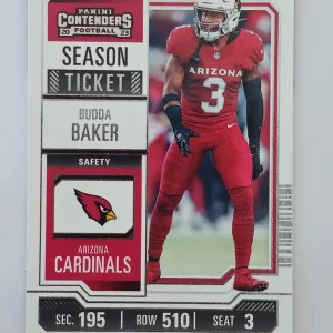 Panini Contenders Football 2023 | #1 Budda Baker | Arizona Cardinals | Game Over Sports Cards site de vente de cartes à collectionner NFL Football Américain