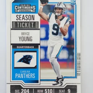 Panini Contenders Football 2023 | #15 Bryce Young | Carolina Panthers | Carte Rookie | Game Over Sports Cards site de vente de cartes à collectionner NFL Football Américain